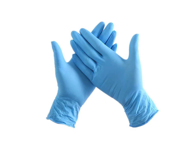 Guantes descartables de nitrilo